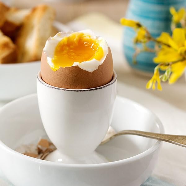 Duronic EB40 BK Cuociuova elettrico, 400W Cuoci uova fino a 7 uova, Bollitore uova per uova Sode Medie Alla coque Cuocitore di Uova, 2 vassoi per Frittata e uovo in camicia, Omelet maker Egg cooker