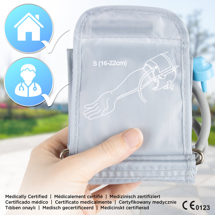 Duronic KIDS CUFF – Bracciale di Ricambio per Tensiometro Pediatrico (16-22 cm) – Bracciale Regolabile per Misuratore di Pressione Arteriosa Bambini – Senza Lattice