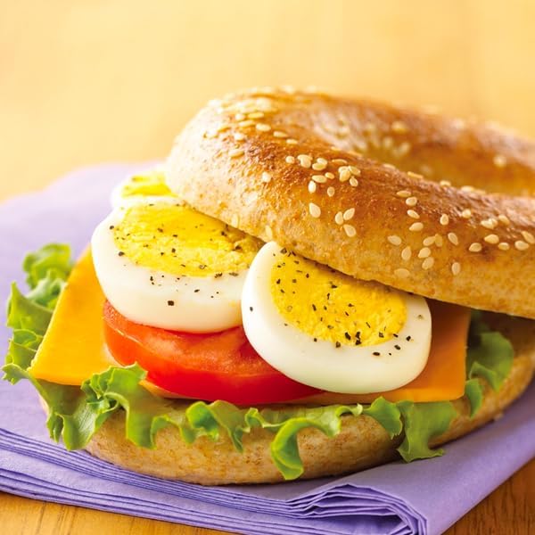 Duronic EB27 WE Cuociuova 400W, Fino a 7 uova, Sode, alla coque o medie, Cuoci uova, Bollitore uova con Funzione mantenimento in caldo, Misurino e coppette per cottura in camicia