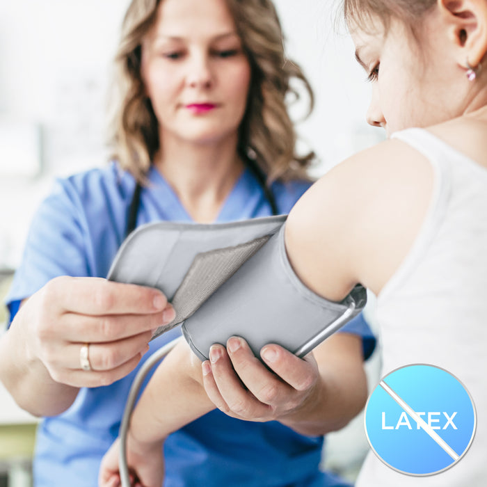 Duronic KIDS CUFF – Bracciale di Ricambio per Tensiometro Pediatrico (16-22 cm) – Bracciale Regolabile per Misuratore di Pressione Arteriosa Bambini – Senza Lattice