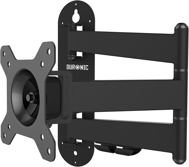 Duronic TVB1130 Supporto TV da parete regolabile e articolato per schermi LED LCD curvi monitor 13  50 portata 25kg  ultra sottile compatibile con vesa 400 x 400 mm