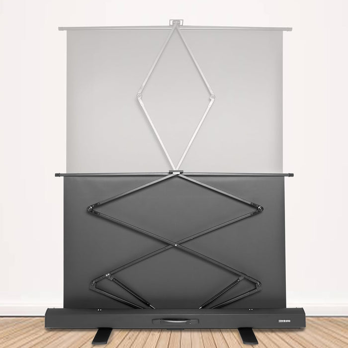 Duronic FPS15 GN schermo verde da pavimento |Altezza 150 cm e larghezza 130 cm esclusa la cornice| Custodia incorporata |costruzione di alta qualità| superficie liscia| apertura e chiusura rapida