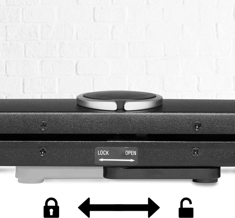 Duronic DPS50 /43 Schermo di proiezione 50 formato 4:3/102 X 76cm Telo da scrivania telo proiettore da tavolo telo da proiezione per interni/esterni Full HD 3D 4K - Home cinema home theater ufficio