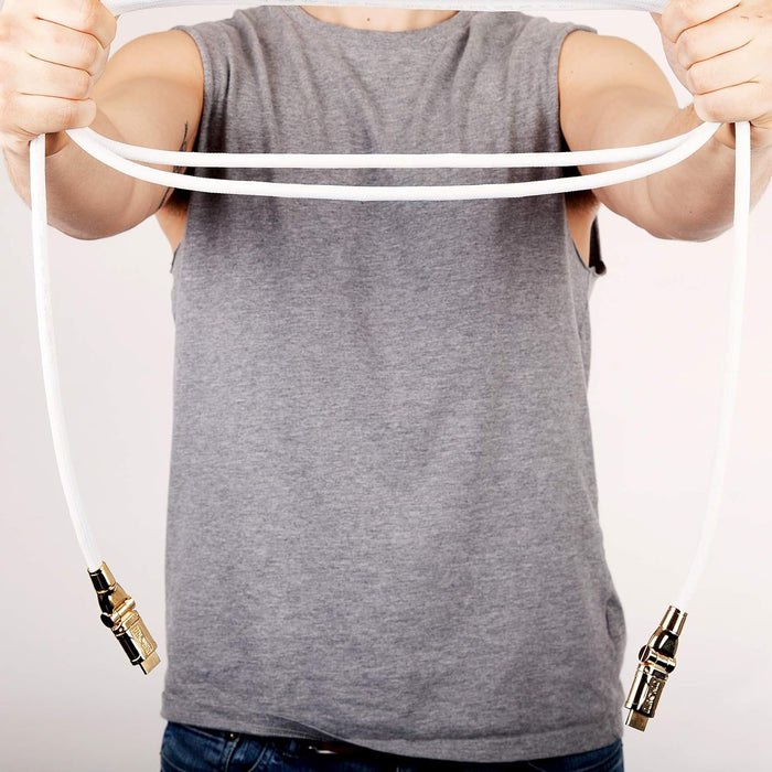 Duronic HDC01 1,5m Cavo HDMI schermato ad alta velocità | Trasmissione di segnale full HD 1080p 4K 2160p compatibilità ethernet | Cavo collegamento HDMI 1.4 con testina snodabile | Compatibile con TV