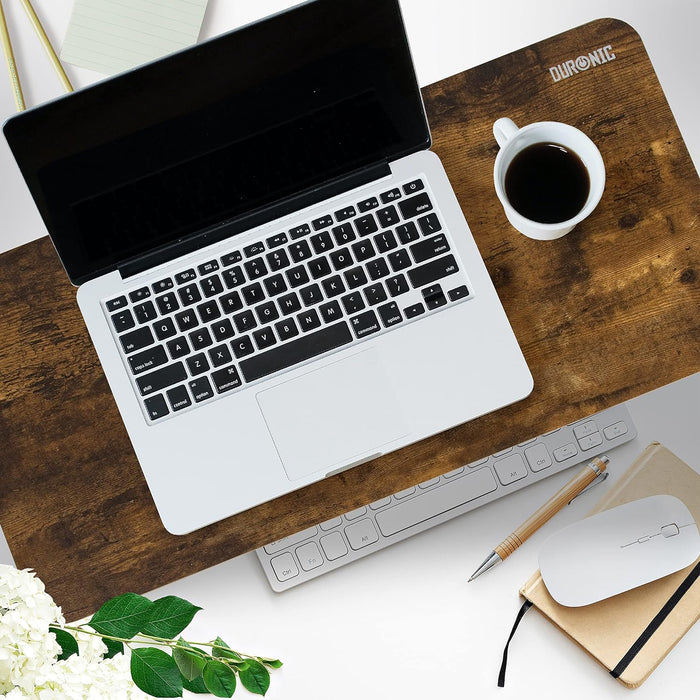 Duronic DM06-1 AO Supporto monitor scrivania dimensioni 62 x 30 cm quercia antica - Supporto da tavolo altezza 15 cm per monitor e Laptop - Capacità 10kg - Mensola ergonomica