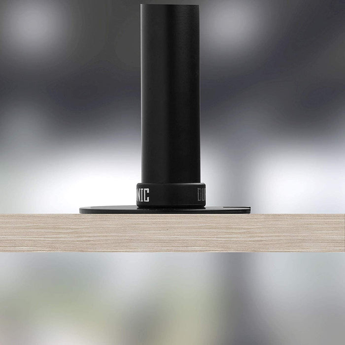 Duronic DM-GR-01 BK Grommet per supporti monitor della gamma DM35 e DM451  Attraverso fori sulla scrivania  Alternativa al morsetto