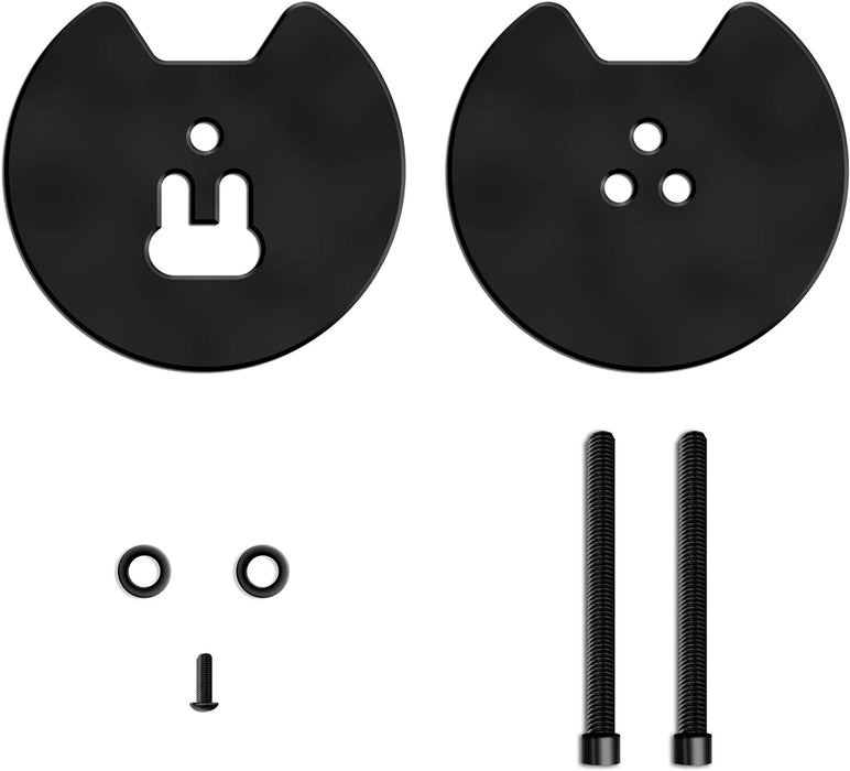 Duronic DM-GR-01 BK Grommet per supporti monitor della gamma DM35 e DM451  Attraverso fori sulla scrivania  Alternativa al morsetto