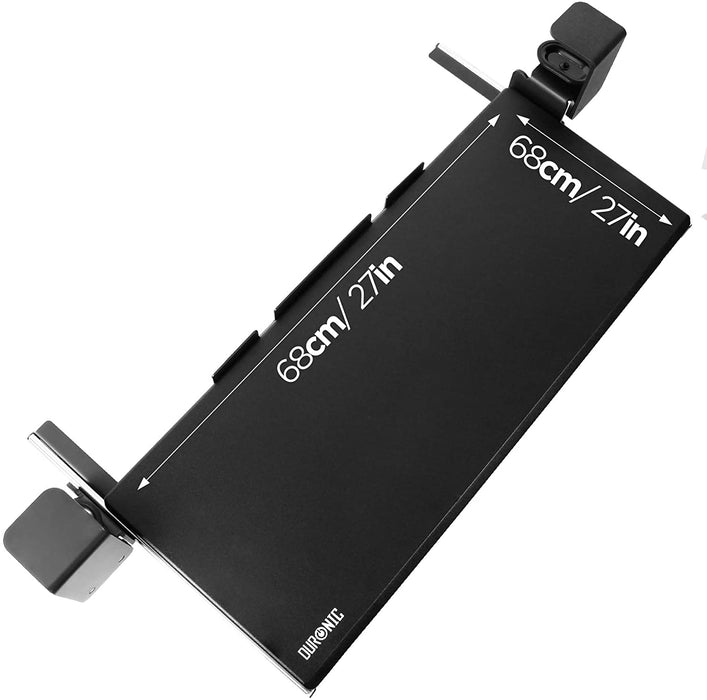 Duronic DKTPX1 Supporto scorrevole per tastiera e mouse / laptop / documenti  Consente di aggiungere un supporto tastiera sotto il tavolo  Costruzione robusta e duratura