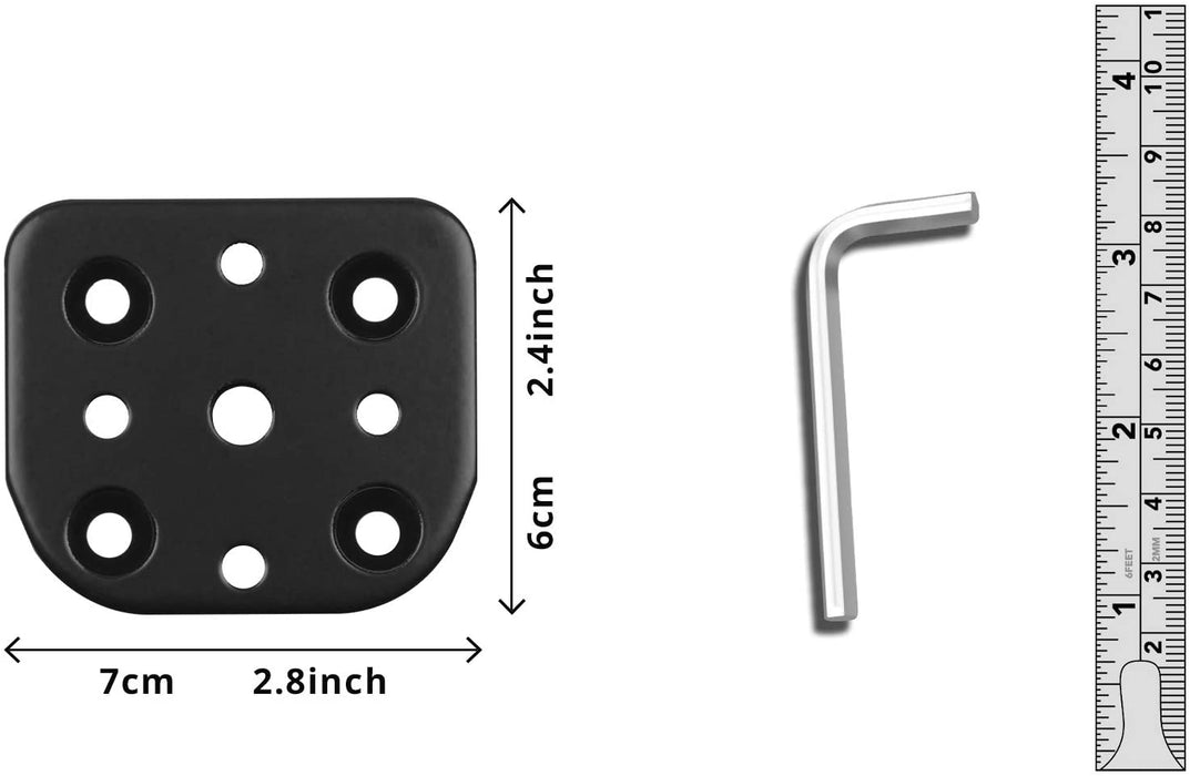 Duronic DM-GR-02 Grommet per supporti monitor della gamma DM45 / DM55 / DM65 Attraverso fori sulla scrivania Alternativa al morsetto