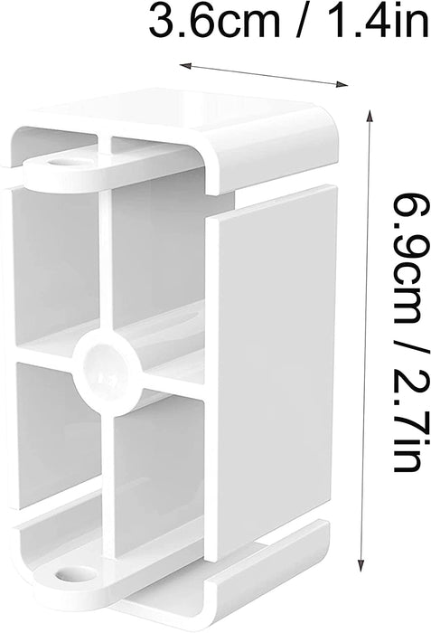 Duronic CM1DM Canalina per la gestione dei cavi - Regolabile in altezza - 4 canali per tavoli da ufficio - lunghezza 130 cm - Ideale per postazioni di lavoro