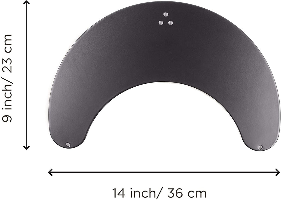 Duronic DM25D Supporto su base per Supporti monitor - Compatibile con la gamma Duronic DM15 DM25 DM35 DM453 - Base per supporto monitor per scrivania - Soluzione alternativa al morsetto  Acciaio