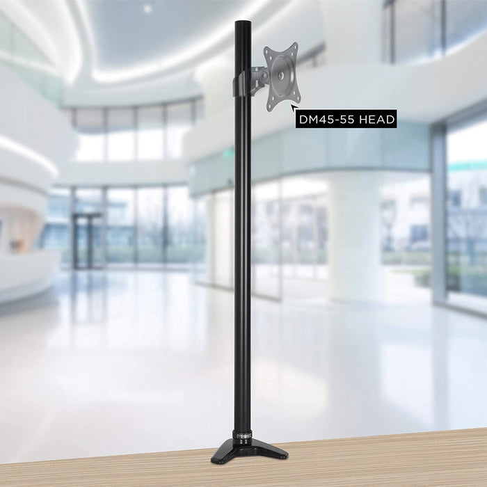 Duronic DM55POLE BK Staffa 80 cm per supporti monitor da scrivania  Staffa compatibile con tutti i supporti monitor Duronic  Consente una maggiore flessibilità nel posizionamento dello schermo