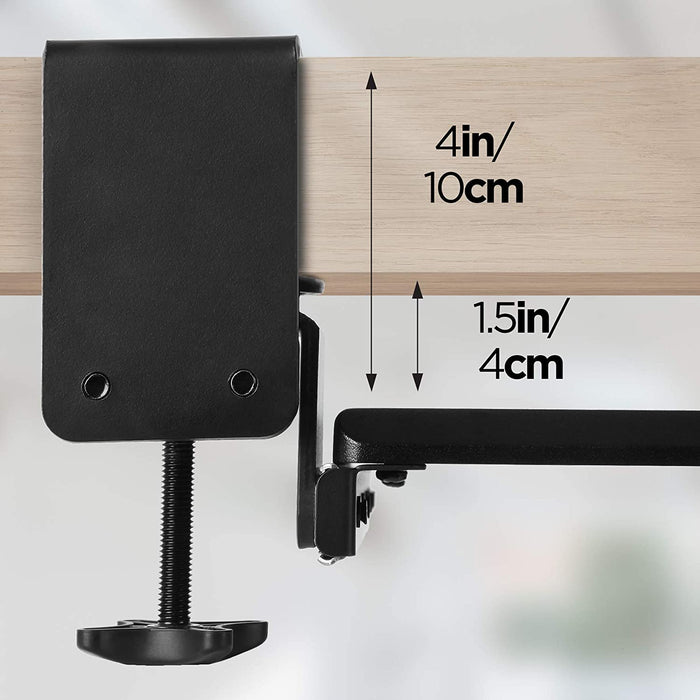 Duronic DKTPX1 Supporto scorrevole per tastiera e mouse / laptop / documenti  Consente di aggiungere un supporto tastiera sotto il tavolo  Costruzione robusta e duratura