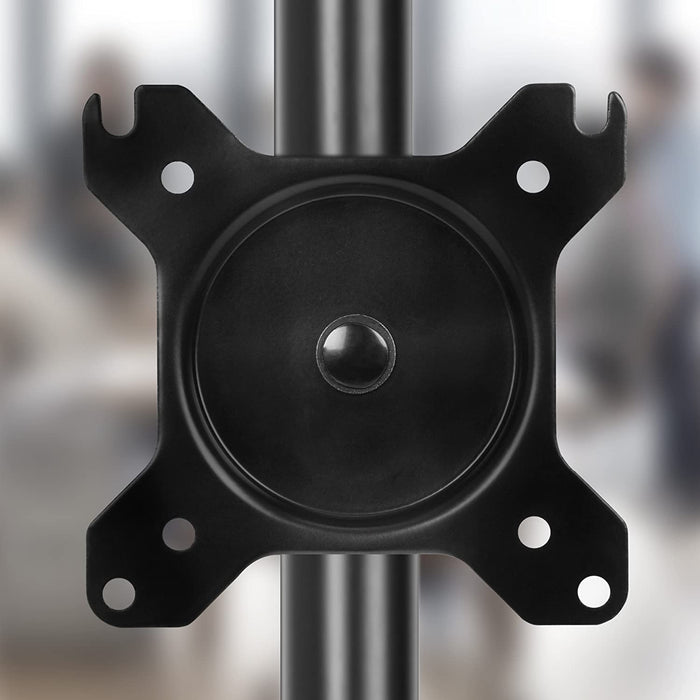 Duronic DM15/DM25 Head attacco per VESA standard - Supporto VESA compatibile con tutte le staffe Duronic - Supporto per schermo PC TV - Ruota 360°, inclina +45°/-45° - Adatto a VESA 75/100