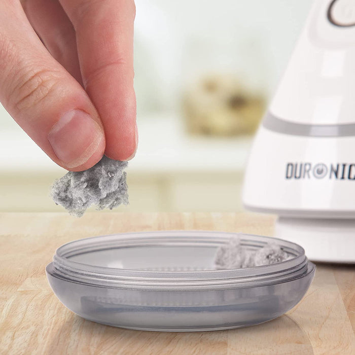 Duronic FS16USB Rasoio tessuti, Debobbler, Rimuove pelucchi dai vestiti, Levapelucchi elettrico, Manico girevole, Levapelucchi ricaricabile USB, Levapelucchi con custodia, Ravviva vecchi maglioni