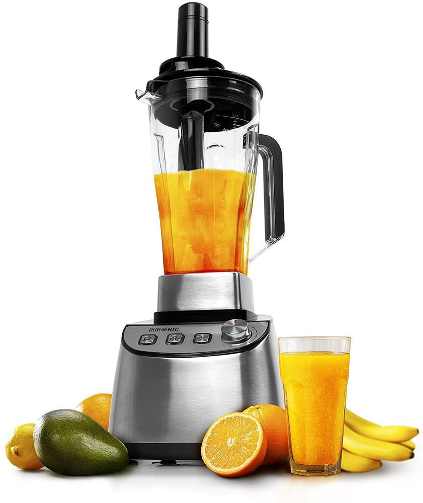 Duronic BL1510 Frullatore elettrico 1500W con caraffa in tritan 2L e 6 lame | 3 Funzioni e velocità variabile | Blender con funzione tritaghiaccio | Mixer potente per Smoothie Frullati Granite