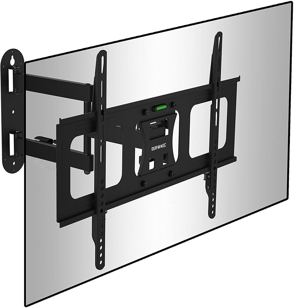 Duronic TVB109M Supporto TV da parete per TV da 32a 70 portata 35kg | VESA MAX 600 x 400 mm con braccio girevole ed estendibile da 4 a 50cm | Staffa snodata inclinabile per TV o monitor