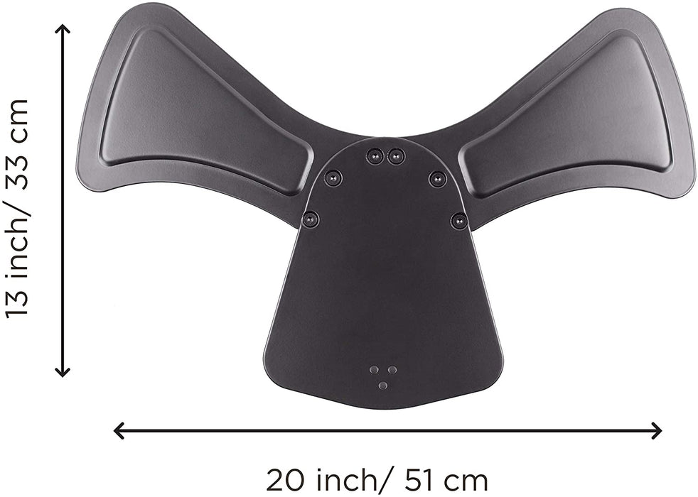 Duronic DM75 Supporto su base per Supporti monitor - Compatibile con la gamma Duronic DM15 DM25 DM35 DM453 - Base per supporto monitor per scrivania - Soluzione alternativa al morsetto - Acciaio