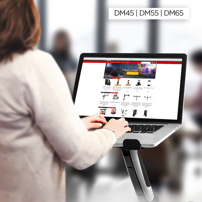 Duronic DML2 Supporto per computer portatile / tablet / tastiera Compatibile con la gamma DM15 / DM25 / DM45 / DM55 / DM65