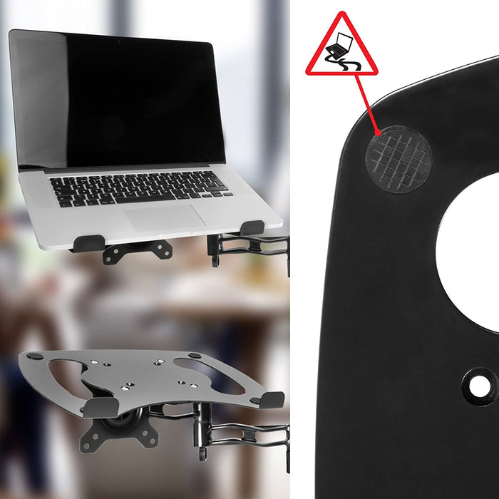 Duronic DML1 BK Supporto per computer portatile / tablet / tastiera Compatibile con la gamma DM35