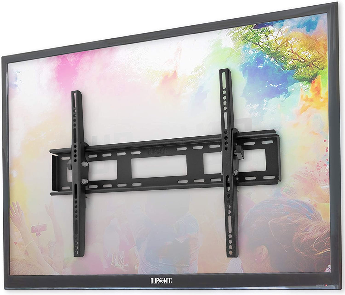 Duronic TVB123M Supporto TV da parete per TV da 32 a 60 portata 40 kg con funzione antifurto | Per schermi con VESA MAX 600 x 400 mm | Barra sicurezza da parete per TV o monitor