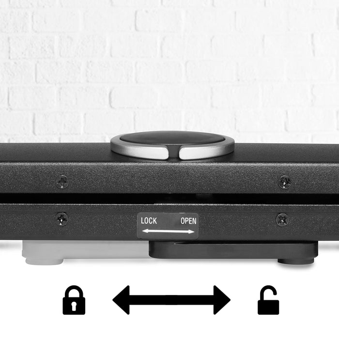 Duronic DPS40 /43 Schermo di proiezione 40 formato 4:3/86 X 61 cm Telo da scrivania telo proiettore da tavolo telo da proiezione per interni/esterni Full HD 3D 4K - Home cinema home theater ufficio