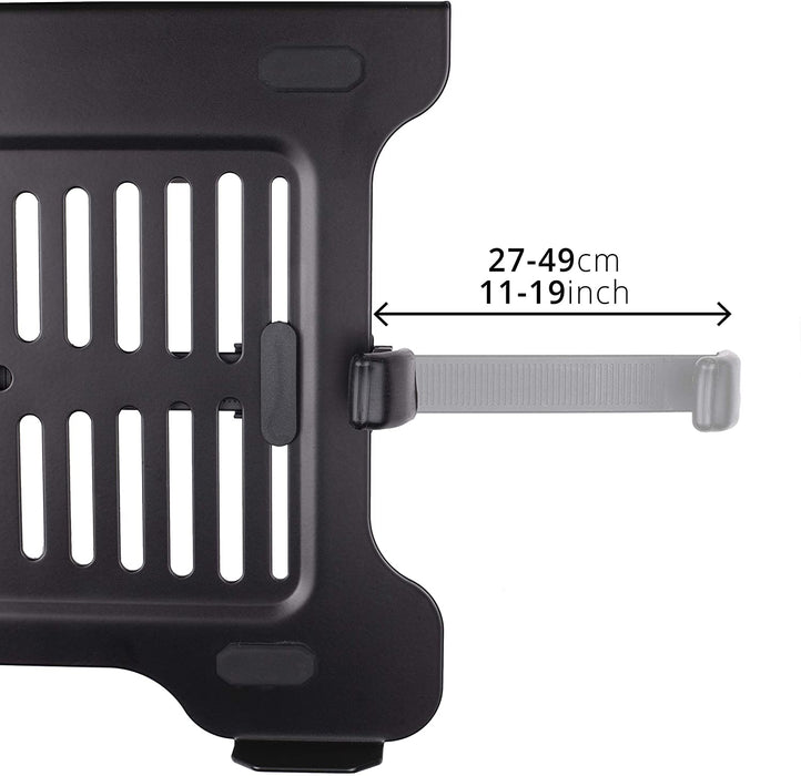 Duronic DML7 Supporto per computer portatile - Attacco supporto tablet e tastiera per supporto scrivania  Per VESA - Capacità 5kg - Compatibile con DM15 DM25 DM35 DM45 DM55 DM65 DMUSB DMDC DMG