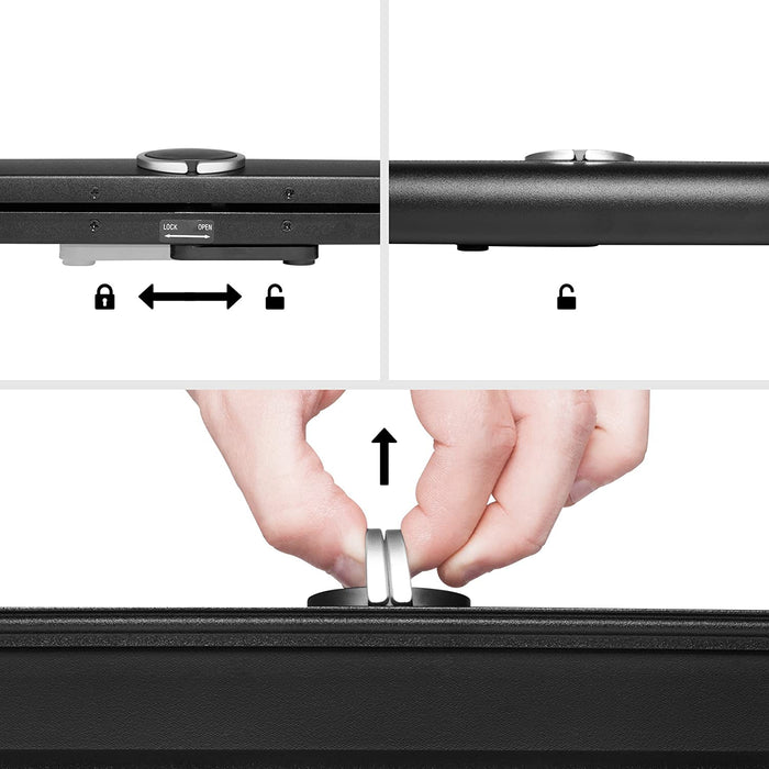 Duronic DPS40 /43 Schermo di proiezione 40 formato 4:3/86 X 61 cm Telo da scrivania telo proiettore da tavolo telo da proiezione per interni/esterni Full HD 3D 4K - Home cinema home theater ufficio