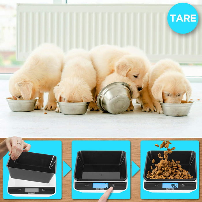 Duronic KS100 BK Bilancia da cucina - Bilancia ad alta precisione con display digitale retroilluminato - Portata 1g / 5 kg - Bilancia con ciotola integrata nera da 1,2L - Funzione Tara