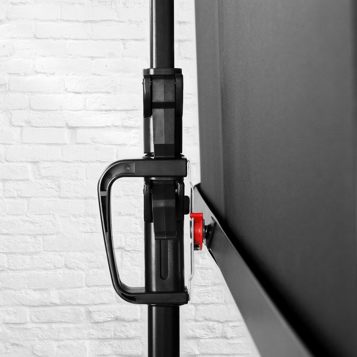 Duronic TPS86 /43 Schermo di proiezione 86 formato 4:3 / 175 X 131 cm - telo proiettore con piedistallo treppiede per videoproiettore Full HD 3D 4K - Home cinema home theater ufficio