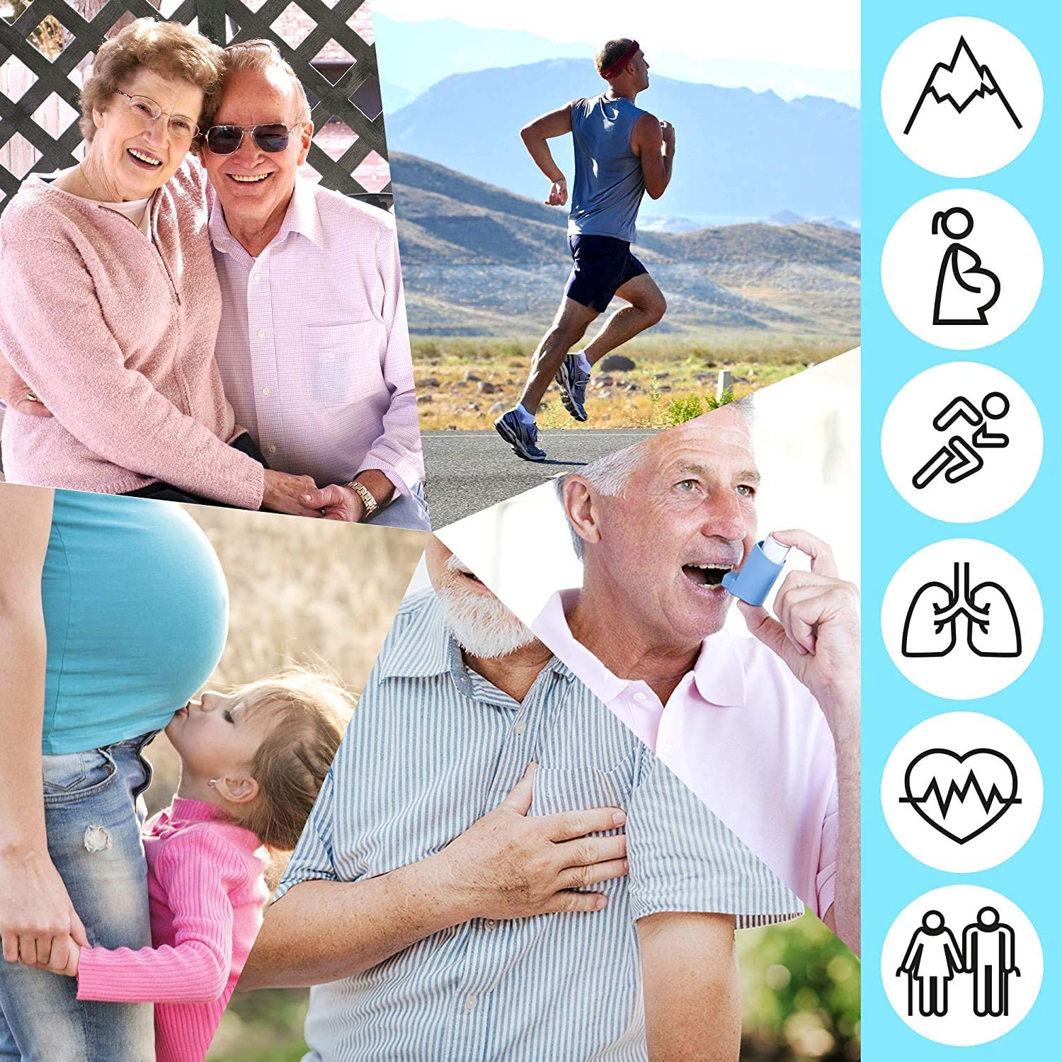 Duronic OX01R Ossimetro da dito  Pulsossimetro per misurazione SpO2  Rivelatore ossigeno nel sangue e pulsazione  Display digitale  Risultato accurato  Custodia protettiva inclusa