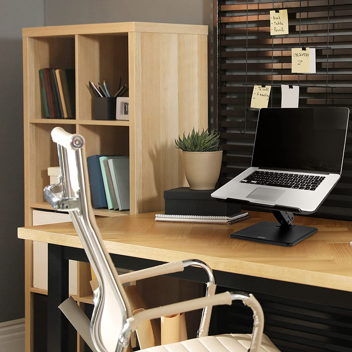 Duronic DML125 Supporto per PC portatile | Altezza regolabile e inclinabile | Supporto per tablet | Piedistallo per portatile fino a 13" | Angolo regolabile | Supporta fino 5 kg