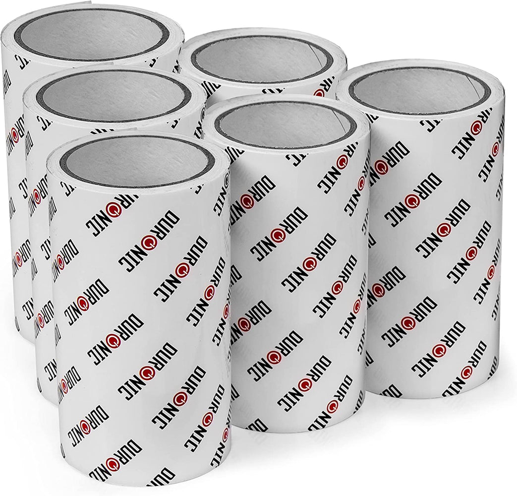 Duronic ROLL6 Rulli levapelucchi extra | 6 Ricariche per rolli adesivi | Lint remover per abbigliamento | Rullo adesivo per peli di animali | Rulli per lanugine e pelucchi