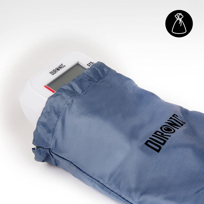 Duronic BPM150 Misuratore di pressione elettrico arteriosa da braccio | Manicotto da 22 a 42 cm | Ampio display LCD | Rilevatore automatico per pressione sanguigna digitale | Frequenza cardiaca