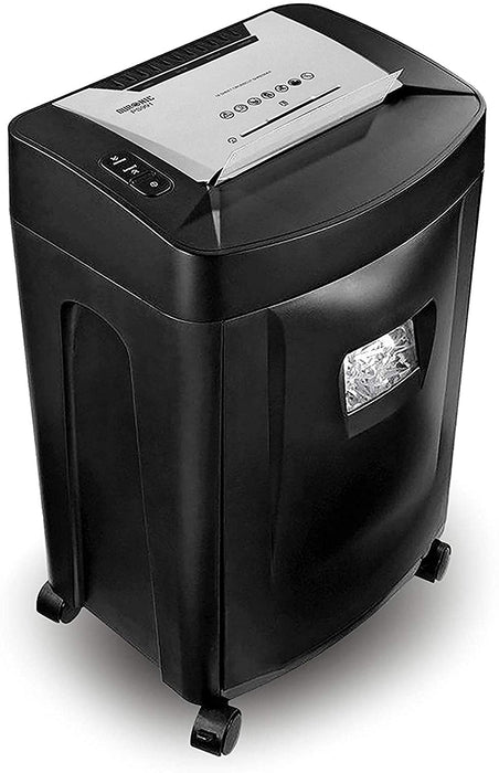 Duronic PS991 Distruggidocumenti 18 fogli A4 - Taglio incrociato 4x28 mm - Capacità 31L - Funzione distruggi carte di credito e CD  Ideale per casa e ufficio