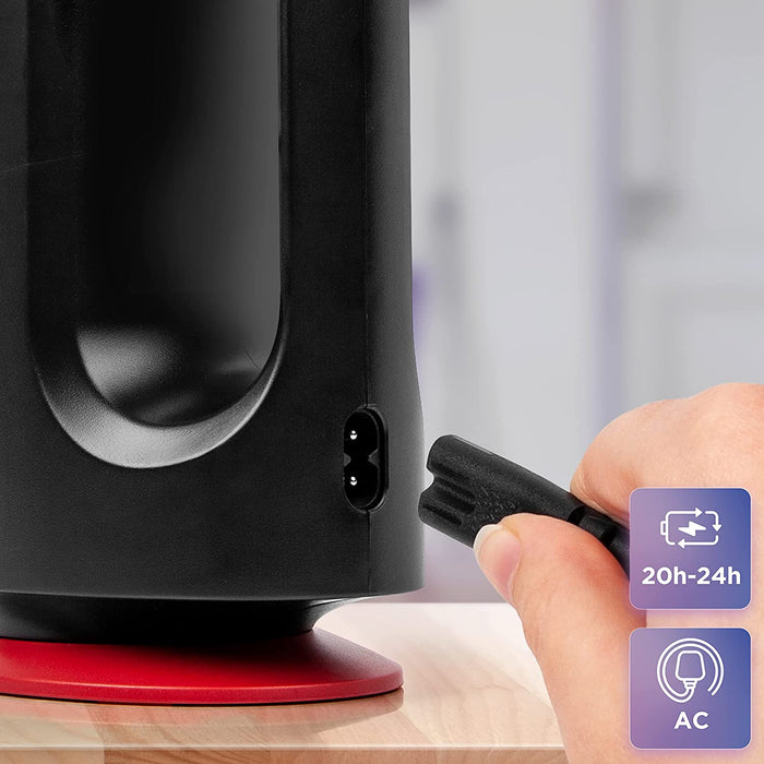 Duronic RL13 Torcia elettrica ricaricabile 2 in 1 | Lampada potente 5W | Torcia 240 Lumen | 10h di utilizzo | Fissaggio a muro | Flashlight per Campeggio Trekking Emergenza