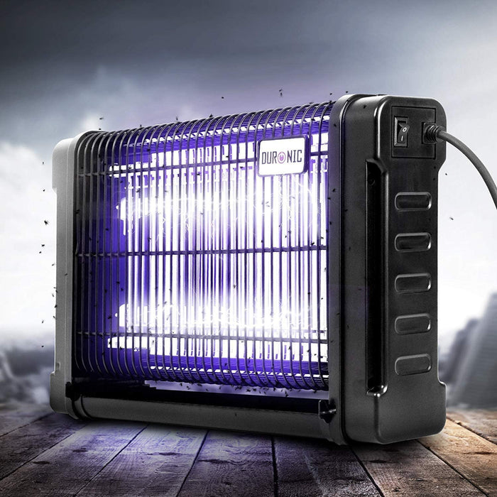 Duronic FK8412 Insetticida per zanzare elettrica 12W | Zanzariera elettrica per Interni | Lampada Antizanzare Elettrica con Luce UV | Giardino Domestico Cucina Interna Esterna | Mosche Falene Insetti