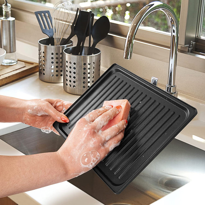 Duronic SWM60 Macchina per Waffle 3 in 1 1200W | Pressa per panini | 3 set di piastre intercambiabili | 4 Waffle o grill con piastre antiaderente rimovibili per una facile pulizia | Cuoci Sandwich