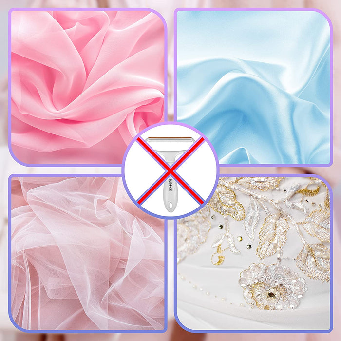 Duronic MFS1 Levapelucchi manuale | Lint remover per rimozione di pelucchi e peli d'animale | Spazzola rasoio manuale per tessuti, tappeti e abbigliamento | Rimuovi lanugine | Confezione da 1