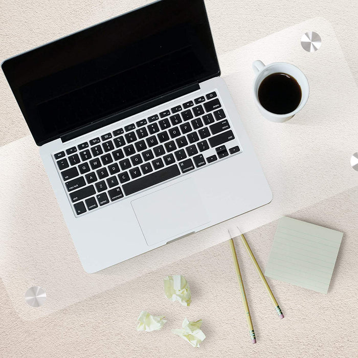 Duronic DM052-1 Supporto monitor scrivania dimensioni 56 x 24 cm - Supporto da tavolo regolabile per monitor e Laptop - Vetro temperato - Capacità 20kg - Mensola ergonomica per scrivania