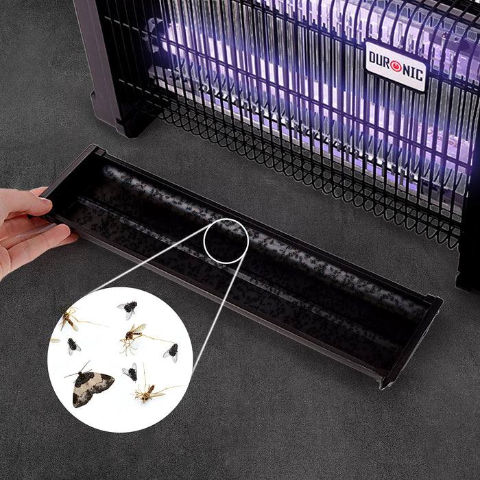 Duronic FK8416 Zanzariera elettrica per interni 16W - lanterna fulmina insetti volanti - lampada luce ultravioletta ammazza zanzare mosche vespe falene
