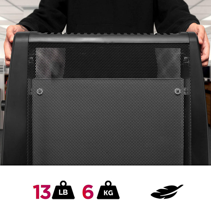 Duronic HV101 Stufa elettrica con pannelli in mica 2500 W  Termoconvettore con termostato integrato  3 funzioni di riscaldamento - Riscaldatore Micatermico a basso consumo - Riscaldamento rapido