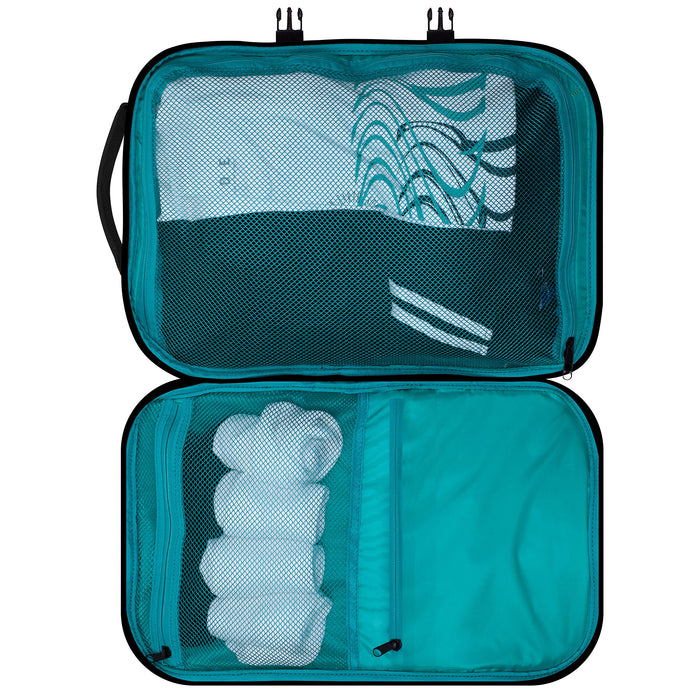 Duronic LB25 zaino da viaggio  bagaglio a mano o da cabina con tasca per laptop o tablet  48 x 32 x 16 cm - resistente allacqua  viaggi, sport, scuola, outdoor, daypack