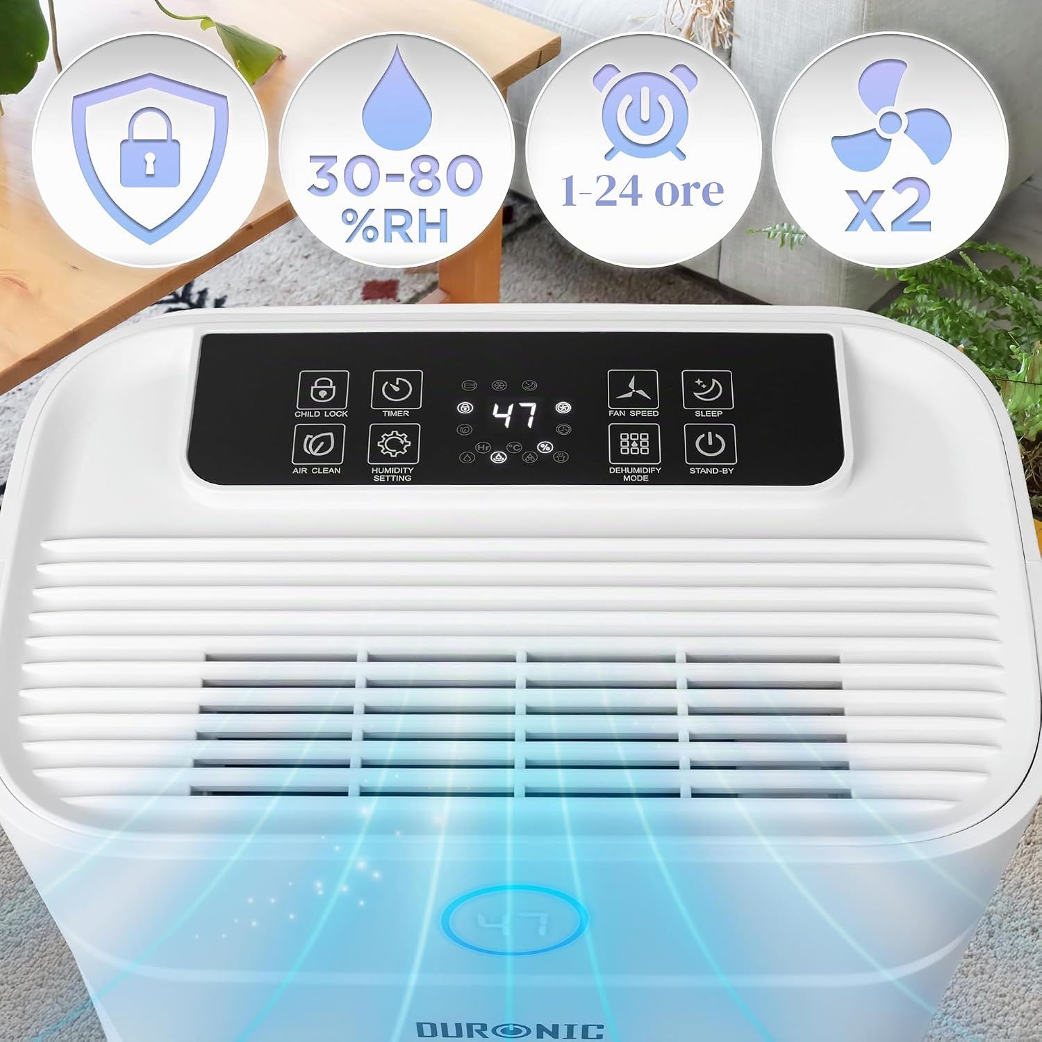 Come scegliere un deumidificatore: guida a m², litri/24h, consumi e gamma Duronic DH
