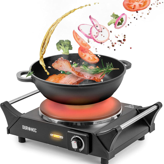 Ricette veloci sul fornello elettrico Duronic HP1 BK