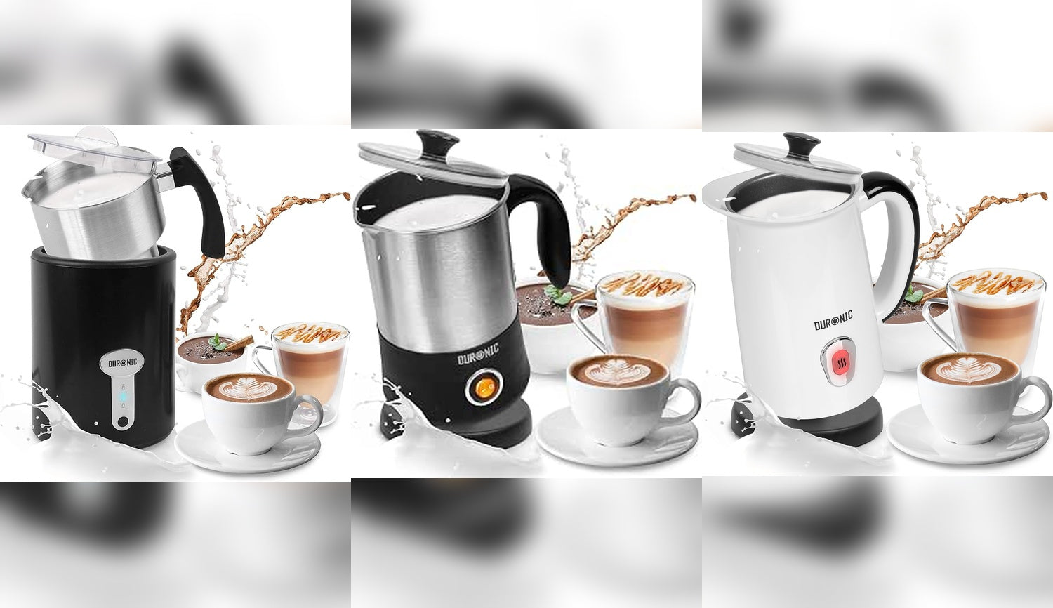 Come scegliere il miglior montalatte elettrico: confronto Duronic MF130, MF300 e MF500