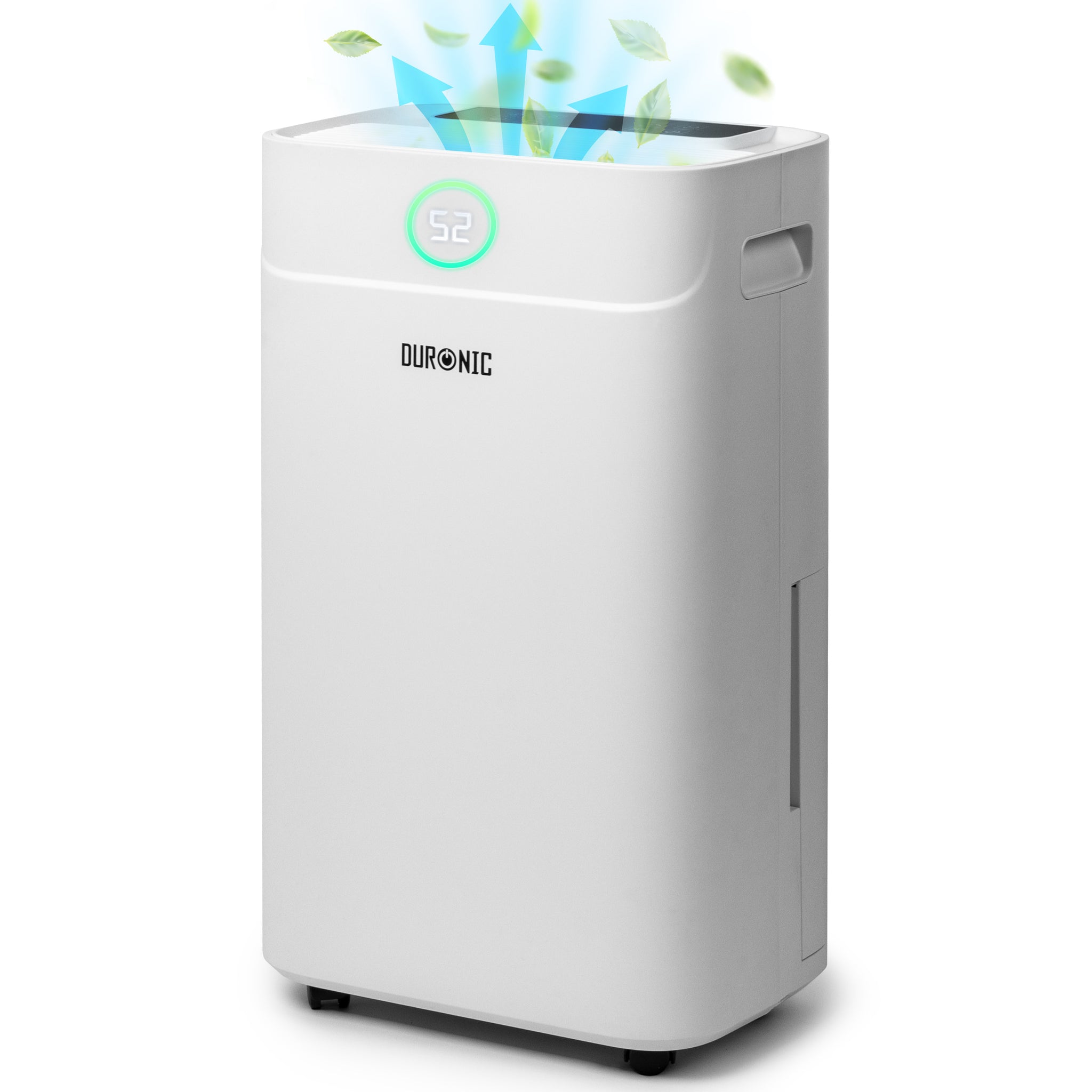 Duronic DH201 Deumidificatore 20L/Giorno 440W, Deumidificatore Casa Potente con Serbatoio 5,1L, Antimuffa Umidità Muffa Condensa Bagno Camera Cantina, Timer 24h Scarico Continuo, Silenzioso