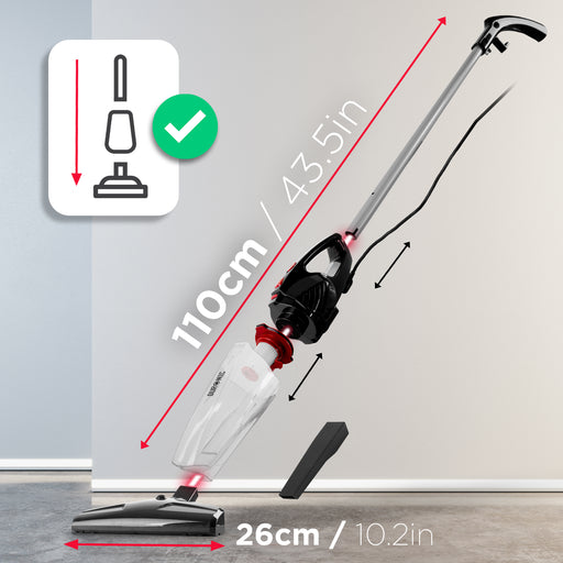 Dimensioni di aspirapolvere VC8 110 cm 