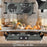 Duronic HP2 GG Fornello Elettrico 2500W 2 Piastre in Ghisa 2 Fuochi Nero, Temperatura regolabile, manici per il trasporto, piano cottura portatile, per campeggio, casa, ufficio e cucina Grigio Verde