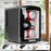 Duronic MFW4 BK Mini Frigo Portatile 4L Caldo Freddo Skincare Fridge per Cosmetici e Bevande Mini Cooler 6 Lattine AC/DC 12V Auto e 220V Casa Frigorifero Silenzioso per Camera Ufficio